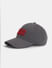 Dark Grey Embroidered Logo Baseball Cap_409911+2