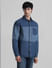 URBAN RACERS by JACK&JONES Blue Striped Cotton Denim Shirt_409916+2