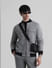 Grey Printed Knit Co-ord Set Jacket_409922+1