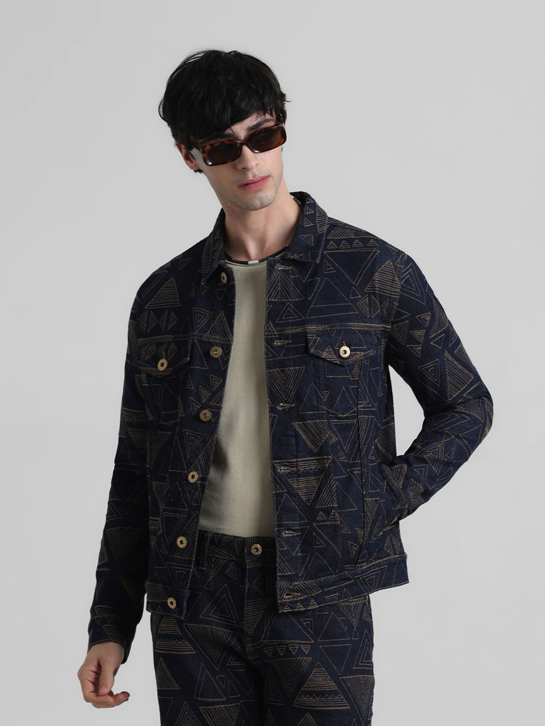 Buy Eddie Bauer men two tone half zip jacket shirt blue green Online |  Brands For Less