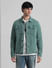URBAN RACERS by JACK&JONES Green Over-Dyed Casual Jacket_409931+2