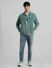 URBAN RACERS by JACK&JONES Green Over-Dyed Casual Jacket_409931+6