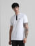 White Zip-Up Polo T-shirt_409935+1