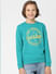 Boys Blue Logo Print Sweatshirt_400566+2