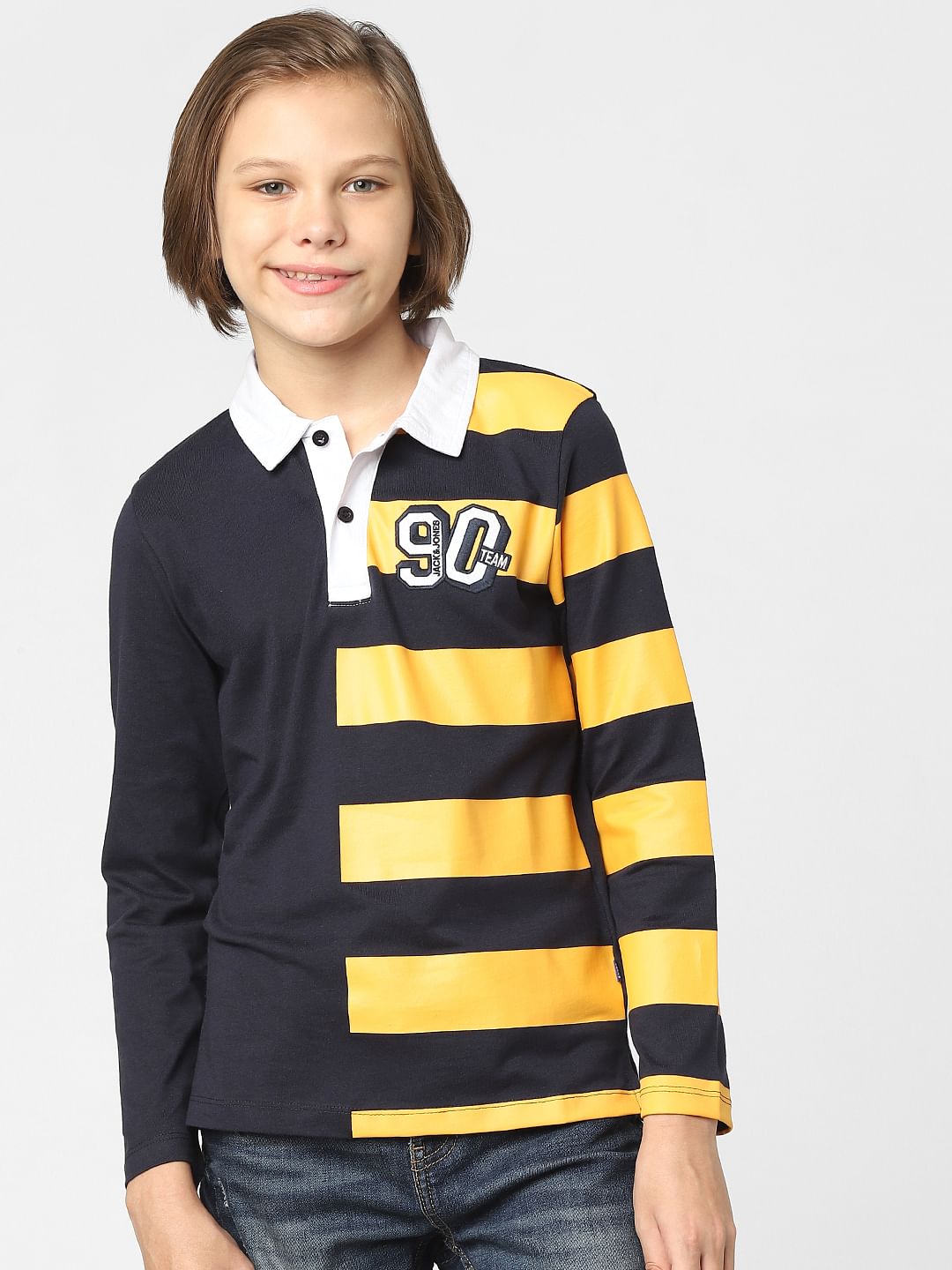 Boys navy outlet polo