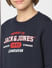 Boys Navy Blue Logo Print Sweatshirt_400579+5