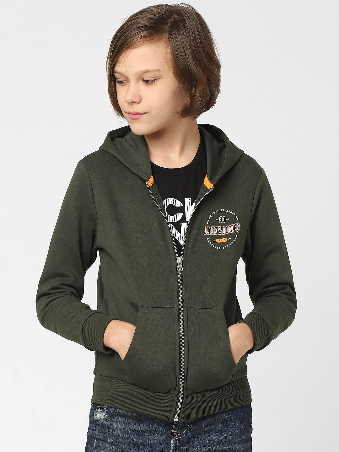 Jack and jones core identity zip fashion hoodie