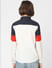 Boys White Colourblocked Full Sleeves Shirt_400583+4