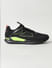 Black & Neon Green Sneakers_394449+2