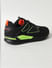 Black & Neon Green Sneakers_394449+4