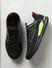 Black & Neon Green Sneakers_394449+7