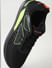 Black & Neon Green Sneakers_394449+9