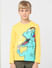 Boys Yellow Dino Print T-shirt_407153+2