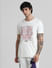 JACK&JONES X BLACK PANTHER White Printed Crew Neck T-shirt_404479+2