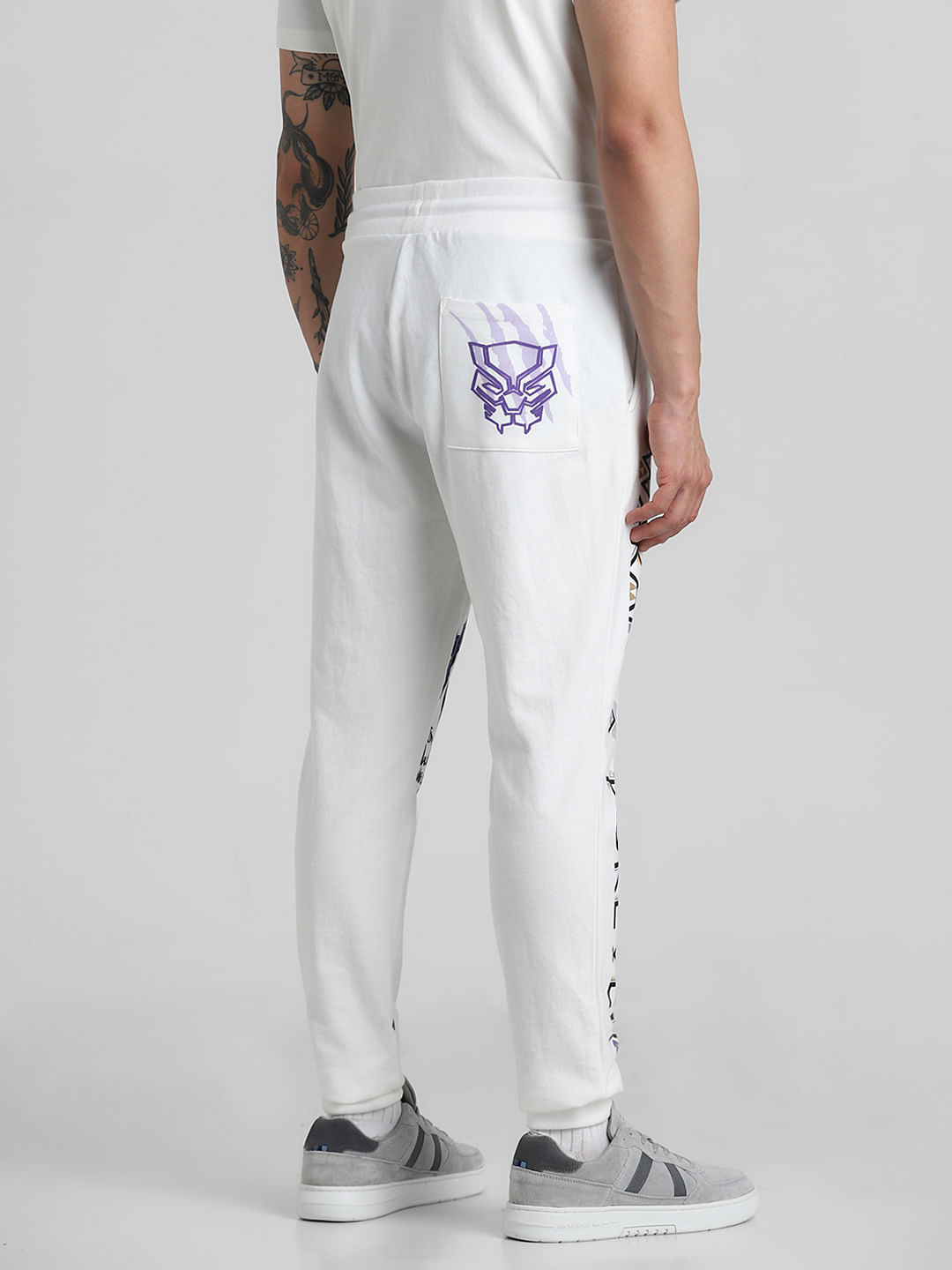 Buy YI Mens self Design Track Pants Lower Jogger for Gym  Yoga Wear with  Pockets White at Amazonin