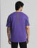 Jack&Jones X Black Panther Purple Printed OVERSIZED Co-ord T-shirt_404482+4