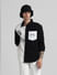 Jack&Jones X Black Panther White Colourblocked OVERSIZED Shirt_407663+1