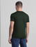Green Logo Print Crew Neck T-shirt_414756+4