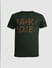 Green Logo Print Crew Neck T-shirt_414756+7