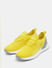 Yellow Knit Lace-Up Sneakers_414759+6