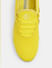 Yellow Knit Lace-Up Sneakers_414759+7