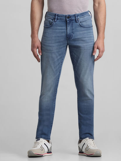 Buy PiX Cropped (Ankle Fit) Navy Blue Denim Men Stylish Fashion Regular Fit  Wear Jean/ Mens Wear/Mens Jeans--28 Online at Best Prices in India -  JioMart.