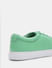 Green Leather Lace-Up Sneakers_414774+8