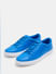 Blue Leather Lace-Up Sneakers_414775+6