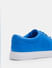 Blue Leather Lace-Up Sneakers_414775+8