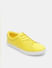 Yellow Leather Lace-Up Sneakers_414776+4