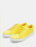 Yellow Leather Lace-Up Sneakers_414776+6