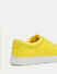 Yellow Leather Lace-Up Sneakers_414776+8