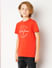 Red Logo Print T-shirt_414933+3