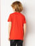 Red Logo Print T-shirt_414933+4