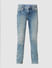 Blue Washed Regular Fit Jeans_414939+7