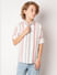 Beige Striped Full Sleeves Shirt_414942+2