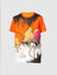Orange Graphic Print T-Shirt_414950+7