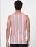 Pink Striped Sleeveless T-shirt_391243+4