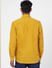 Mustard Linen Blend Shirt_391244+4