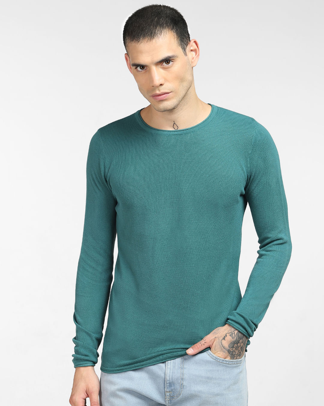 Buy Green Pullover for Men