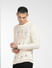 Beige Ripped Pullover_397992+3