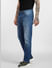 Blue Low Rise Washed Ben Skinny Jeans_397998+3