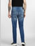 Blue Low Rise Washed Ben Skinny Jeans_397998+4