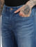 Blue Low Rise Washed Ben Skinny Jeans_397998+5