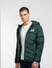 Green Hooded Puffer Jacket_398010+2