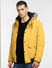 Yellow Fur Hood Casual Jacket_398011+2