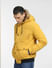 Yellow Fur Hood Casual Jacket_398011+3