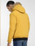 Yellow Fur Hood Casual Jacket_398011+4