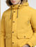 Yellow Fur Hood Casual Jacket_398011+5