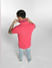 Pink Logo Print Polo T-shirt_398017+1